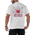 Cute Dentist Valentine Love You To The Molars Teeth Pun Raglan Baseball Tee Men's Back Print T-Shirt Cute Dentist Valentine Love You To The Molars Teeth Pun Raglan Baseball Tee Men's Back Print T-Shirt