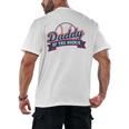 Dad Daddy Of The Rookie Baseball Men's Back Print T-Shirt Dad Daddy Of The Rookie Baseball Men's Back Print T-Shirt