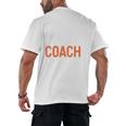 Eat Sleep Coach Repeat Shirt Men Women Baseball Lover Men's Back Print T-Shirt