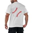 Game Day Baseball Baseball Lovers Softball Life Mom Premium Tri-Blend Men's Back Print T-Shirt