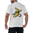 Lets Go Bananas Baseball Retro Sports Boys Kids Men Youth Premium Tri-Blend Men's Back Print T-Shirt