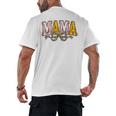 Leopard Baseball Softball Mama Bow Softball Baseball Mom Men's Back Print T-Shirt Leopard Baseball Softball Mama Bow Softball Baseball Mom Men's Back Print T-Shirt