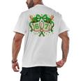 Six Seven 67 Meme Baseball Coquette Bow St Patrick's Day Men's Back Print T-Shirt