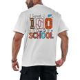 I Survived 100 Days Baseball Football Basketball School Kids Men's Back Print T-Shirt