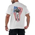 US Flag Baseball Player Batter Sport Lover Team Coach Family Men's Back Print T-Shirt US Flag Baseball Player Batter Sport Lover Team Coach Family Men's Back Print T-Shirt