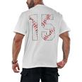 Vintage Distressed Baseball Number 15 Jersey Player Uniform Men's Back Print T-Shirt Vintage Distressed Baseball Number 15 Jersey Player Uniform Men's Back Print T-Shirt