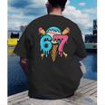 67 Baseball Ice Cream Drip Player Men's Back Print T-Shirt 67 Baseball Ice Cream Drip Player Men's Back Print T-Shirt