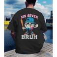 67 Six Seven Baseball Ice Cream Drip Number 67 Player Men's Back Print T-Shirt 67 Six Seven Baseball Ice Cream Drip Number 67 Player Men's Back Print T-Shirt