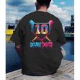 Baseball Drip 10th Birthday Boy Double Digits Ice Cream Drip Men's Back Print T-Shirt Baseball Drip 10th Birthday Boy Double Digits Ice Cream Drip Men's Back Print T-Shirt