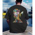 Baseball Ice Cream Dripping Dabbing Baseball Drip Men's Back Print T-Shirt Baseball Ice Cream Dripping Dabbing Baseball Drip Men's Back Print T-Shirt