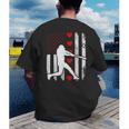 Baseball Silhouette Heart USA Flag Hearts American Boys Kids Men's Back Print T-Shirt Baseball Silhouette Heart USA Flag Hearts American Boys Kids Men's Back Print T-Shirt