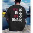 ITS In My DNA Baseball Sport Player Saying Men's Back Print T-Shirt ITS In My DNA Baseball Sport Player Saying Men's Back Print T-Shirt