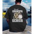 Proud Grandpa Of A 2026 Senior Baseball Graduation Leopard Men's Back Print T-Shirt Proud Grandpa Of A 2026 Senior Baseball Graduation Leopard Men's Back Print T-Shirt