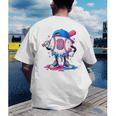 Baseball Drip 8th 8 Year Old Birthday Boys Pitcher Player Men's Back Print T-Shirt Baseball Drip 8th 8 Year Old Birthday Boys Pitcher Player Men's Back Print T-Shirt