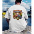 Spring Training 2026 Baseball Fan Retro Palm Cactus Premium Tri-Blend Men's Back Print T-Shirt