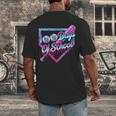 100 Days Of School Baseball 100th Day Ice Cream Boys Kids Men's Back Print T-Shirt 100 Days Of School Baseball 100th Day Ice Cream Boys Kids Men's Back Print T-Shirt