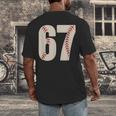67 Baseball Six Seven 6 7 Meme 67 Men's Back Print T-Shirt 67 Baseball Six Seven 6 7 Meme 67 Men's Back Print T-Shirt