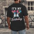 Baseball 11 Year Old Ice Cream Drip 11th Birthday Boys Men's Back Print T-Shirt