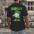 Baseball Bruh Drip Ice Cream Youth Boy St Patricks Day Men's Back Print T-Shirt Baseball Bruh Drip Ice Cream Youth Boy St Patricks Day Men's Back Print T-Shirt