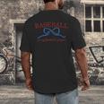 Baseball Is My Favorite Season Shirt Baseball Season Vibes Men's Back Print T-Shirt
