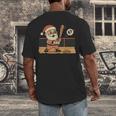 Baseball Santa 67 Christmas Xmas Boys Retro Men's Back Print T-Shirt Baseball Santa 67 Christmas Xmas Boys Retro Men's Back Print T-Shirt