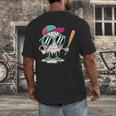 Dripping Baseball Baseball Lover Player Baseballer Men's Back Print T-Shirt