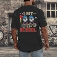 I Hit 100 Days Of School Baseball Kids Boy Teacher 100th Day Men's Back Print T-Shirt I Hit 100 Days Of School Baseball Kids Boy Teacher 100th Day Men's Back Print T-Shirt
