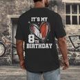 It's My 8th Birthday Baseball Football Heart 8 Year Old Men's Back Print T-Shirt It's My 8th Birthday Baseball Football Heart 8 Year Old Men's Back Print T-Shirt