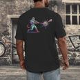 Leopard Baseball Player Ice Cream Drip For Boys Kids Men's Back Print T-Shirt