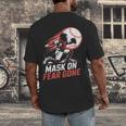 Mask On Fear Gone Baseball Catcher Softball Men's Back Print T-Shirt