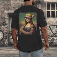 Mona Lisa Baseball Trending Aesthetic Streetwear Men's Back Print T-Shirt