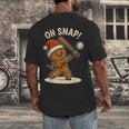Oh Snap Gingerbreadman Baseball Christmas Men Boys Toddlers Men's Back Print T-Shirt Oh Snap Gingerbreadman Baseball Christmas Men Boys Toddlers Men's Back Print T-Shirt