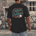 Outfield On Lockdown Baseball Defense Sports Men's Back Print T-Shirt