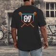 Six Seven 67 Baseball Birthday Boy Men Kids Boys Men's Back Print T-Shirt