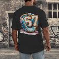 Six Seven Baseball Lifestyle 67 Meme Gen Alpha Slang Men's Back Print T-Shirt