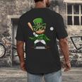 St Patrick’s Day Leprechaun Baseball Irish Graphic Men's Back Print T-Shirt