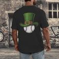 St Patricks Day Shamrock Baseball Saint Paddy's Kids Boys Men's Back Print T-Shirt