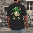 Women's St Patricks Day Baseball Leprechaun Shamrock Player Boys Kid Men's Back Print T-Shirt