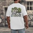 100 Days Of School Baseball Camo Cap Kids Boys 100th Day Men's Back Print T-Shirt