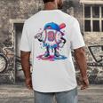 Baseball Drip 8th 8 Year Old Birthday Boys Pitcher Player Men's Back Print T-Shirt Baseball Drip 8th 8 Year Old Birthday Boys Pitcher Player Men's Back Print T-Shirt