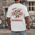 Boys & Women Men Baseball Valentine With Hearts Sporty Love Men's Back Print T-Shirt Boys & Women Men Baseball Valentine With Hearts Sporty Love Men's Back Print T-Shirt