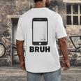 Texted First Bruh Seen Message Valentine's Day Humor Raglan Baseball Tee Men's Back Print T-Shirt Texted First Bruh Seen Message Valentine's Day Humor Raglan Baseball Tee Men's Back Print T-Shirt