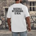 Vintage Baseball Withdrawal Is Real Premium Tri-Blend Men's Back Print T-Shirt Vintage Baseball Withdrawal Is Real Premium Tri-Blend Men's Back Print T-Shirt