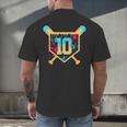 10 Years Old 10th Birthday Baseball Ice Cream Dripping Boys Men's Back Print T-Shirt 10 Years Old 10th Birthday Baseball Ice Cream Dripping Boys Men's Back Print T-Shirt