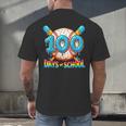 100 Days Of School Baseball Drip Boys 100th Day Of School Men's Back Print T-Shirt 100 Days Of School Baseball Drip Boys 100th Day Of School Men's Back Print T-Shirt