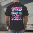 100 Days Of School Baseball Ice Cream Drip For Boys Kid Men's Back Print T-Shirt