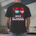 100 Days Of School Dripping Baseball 100th Day Teacher Boy Men's Back Print T-Shirt