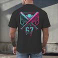 67 Baseball Drip Six Seven Gen Alpha Slag Men's Back Print T-Shirt