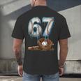 Baseball 67 Six Seven Meme 6-7 Drip Baseball Boys Men Men's Back Print T-Shirt Baseball 67 Six Seven Meme 6-7 Drip Baseball Boys Men Men's Back Print T-Shirt