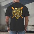 Baseball Camo Boys Ice Cream Youth Baseball Men's Back Print T-Shirt Baseball Camo Boys Ice Cream Youth Baseball Men's Back Print T-Shirt